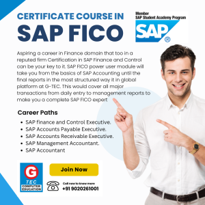 Read more about the article New Batch for SAP FICO is starting at G-TEC Manacaud, Trivandrum. Join now and get upto 25% discount on course fee.